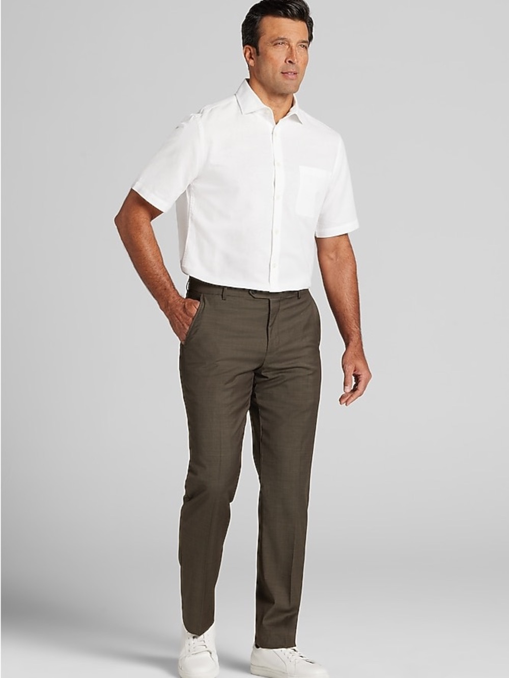 Jos a bank NWT travel tech wool blend dress pants 36R